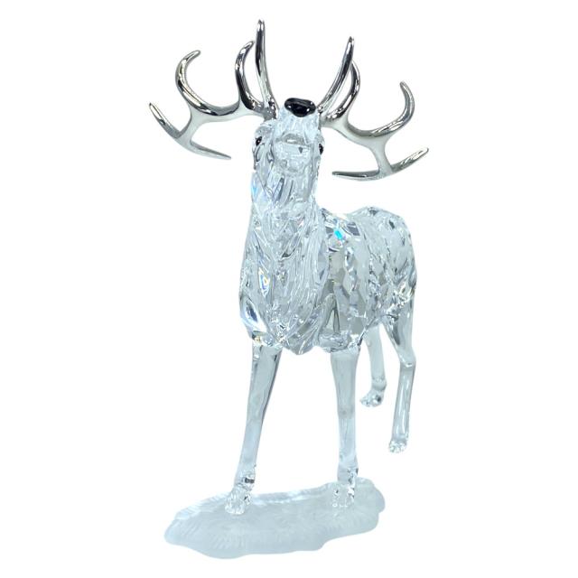 スワロフスキー Rare Encounters 雄ジカ Stag オブジェ フィギュリン インテリア 置物 クリスタル ガラス クリア 291431 SWAROVSKI 上品 洗練 高級感 存在感 装飾美 コレクション性