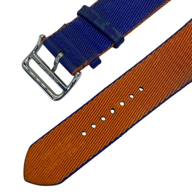 エルメス Apple watch アップルウォッチ 交換用バンド ジャンピング・シンプルトゥール 44mm ブルー オレンジ シルバー ナイロン HERMES 上品 洗練 高級感 軽量 実用性 存在感_6
