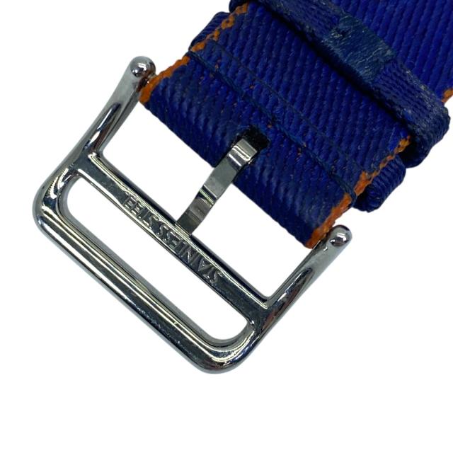 エルメス Apple watch アップルウォッチ 交換用バンド ジャンピング・シンプルトゥール 44mm ブルー オレンジ シルバー ナイロン HERMES 上品 洗練 高級感 軽量 実用性 存在感_7