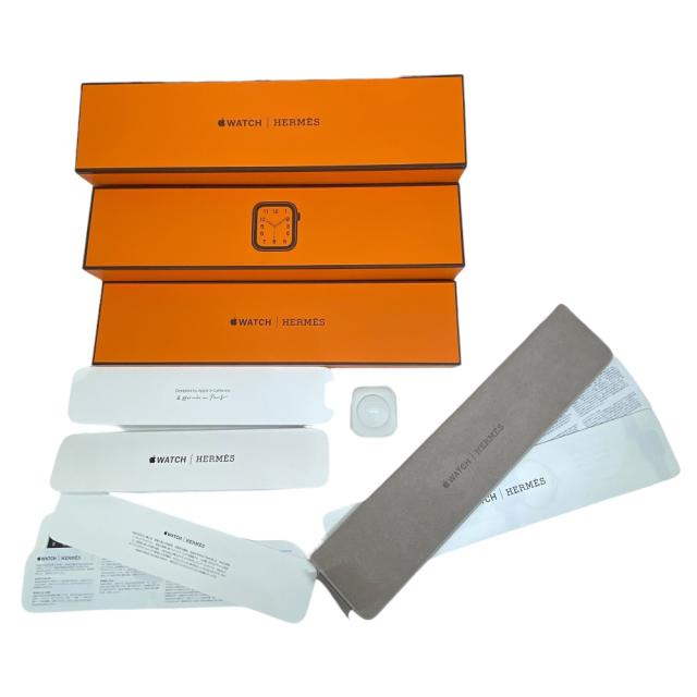 エルメス Apple watch アップルウォッチ 交換用バンド ジャンピング・シンプルトゥール 44mm ブルー オレンジ シルバー ナイロン HERMES 上品 洗練 高級感 軽量 実用性 存在感_8