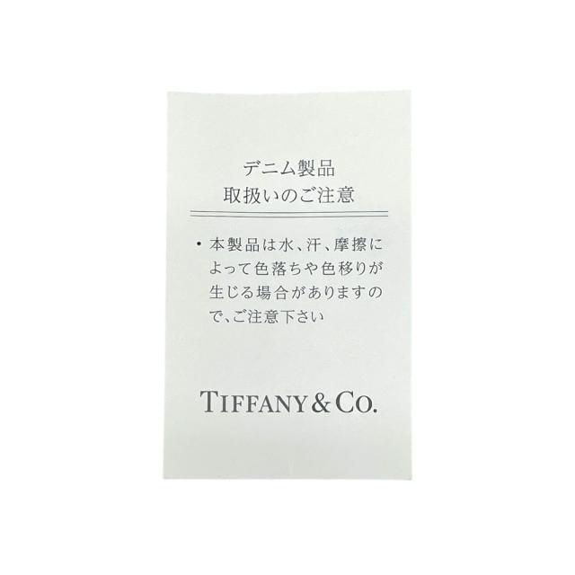 美品 ティファニー ワンダー展 限定 デニム ロゴ トートバッグ バッグ ブラック 岡山デニム TIFFANY&Co. 上品 洗練 高級感 希少性 実用性 存在感
