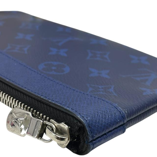 ルイ ヴィトン ポシェットディスカバリーPM フラット ポーチ タイガラマ モノグラム キャンバス レザー ブルー M30278LOUIS VUITTON 上品 高級感 洗練 コンパクト 実用的 ミニマル 使いやすい デイリー スタイリッシュ 持ち運び便利 長く使える_2