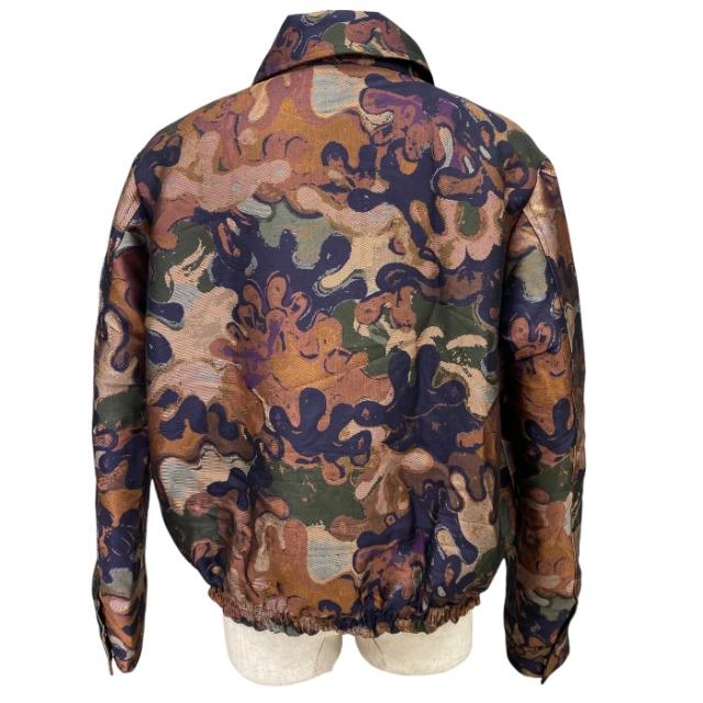 未使用 ディオール×ピータードイグ ライト カモフラージュ ブルゾン ジャケット マルチカラー 143C402A5336 DIOR×PETER DOIG(サイズ48) 上品 高級感 洗練 存在感 個性的 トレンド感 モード スタイリッシュ コーデ映え ラグジュアリー 長く使える_2