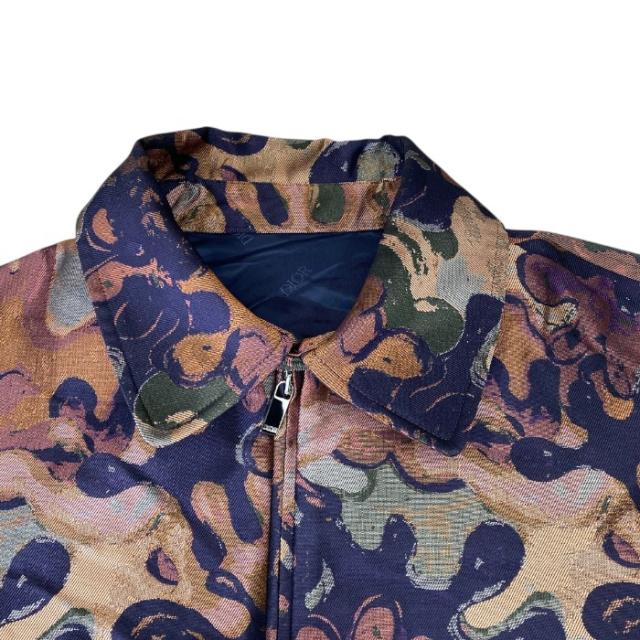 未使用 ディオール×ピータードイグ ライト カモフラージュ ブルゾン ジャケット マルチカラー 143C402A5336 DIOR×PETER DOIG(サイズ48) 上品 高級感 洗練 存在感 個性的 トレンド感 モード スタイリッシュ コーデ映え ラグジュアリー 長く使える_4