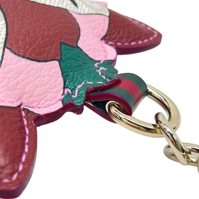 グッチ Besties べスティーズ チャーム キーリング キーホルダー アクセサリー ゴールド メタル レザー 855380 GUCCI 上品 高級感 洗練 スタイリッシュ 実用的 デイリー 使いやすい 軽快 コンパクト 持ち運び便利 長く使える_8