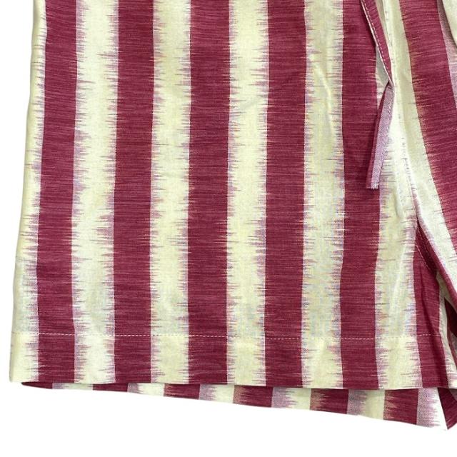 未使用 ディオール ストライプ ショーツ ショートパンツ ボトムス コットン100％ レッド イエロー Christian Dior[サイズ36] 上品 洗練 快適 軽量 春夏 定番 高級感 スタイリッシュ カジュアル トレンド_3