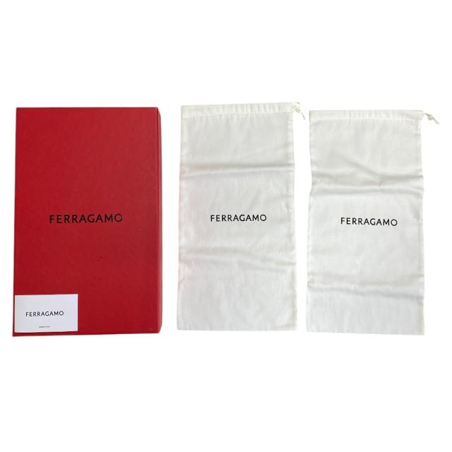 フェラガモ FENICE TEX クロス ストラップ サンダル シューズ ブラック ロゴ 763204 Salvatore Ferragamo[サイズ6(約25cm)] 上品 洗練 快適 定番 高級感 スタイリッシュ カジュアル トレンド_9