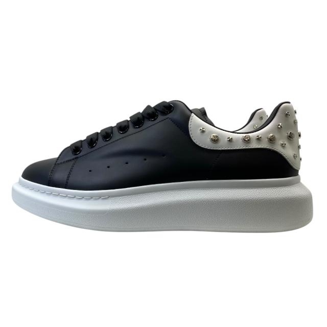 未使用 アレキサンダーマックイーン スタッズ ローカット スニーカー ロゴ ホワイト ブラック Alexander McQueen [サイズ46(約31cm)]上品 洗練 快適 軽量 定番 高級感 スタイリッシュ カジュアル_2