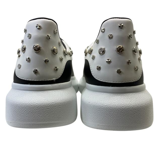 未使用 アレキサンダーマックイーン スタッズ ローカット スニーカー ロゴ ホワイト ブラック Alexander McQueen [サイズ46(約31cm)]上品 洗練 快適 軽量 定番 高級感 スタイリッシュ カジュアル_3