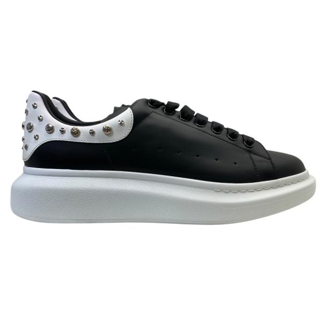 未使用 アレキサンダーマックイーン スタッズ ローカット スニーカー ロゴ ホワイト ブラック Alexander McQueen [サイズ46(約31cm)]上品 洗練 快適 軽量 定番 高級感 スタイリッシュ カジュアル_4