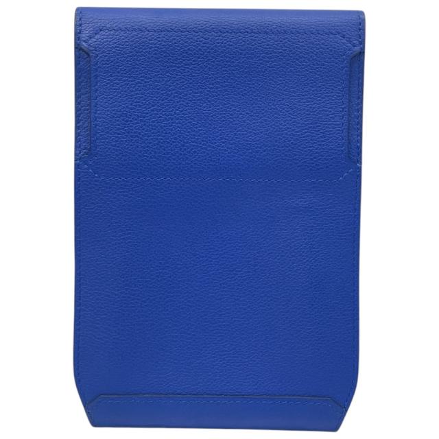 エルメス ウエストポーチ ウエストバッグ ポーチ マルチケース レザー ブルー D刻印 HERMES 上品 洗練 高級感 コンパクト 軽量 実用性 定番 スタイリッシュ カジュアル トレンド_1