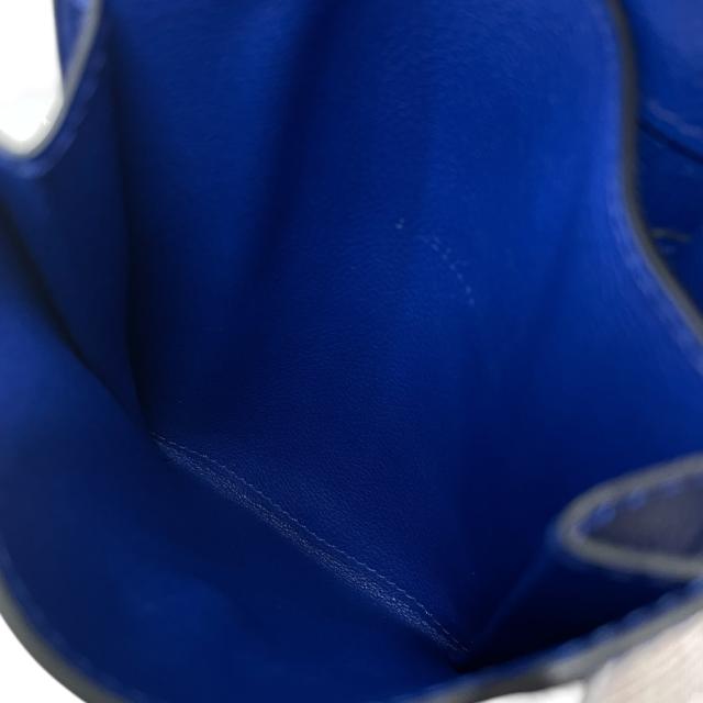 エルメス ウエストポーチ ウエストバッグ ポーチ マルチケース レザー ブルー D刻印 HERMES 上品 洗練 高級感 コンパクト 軽量 実用性 定番 スタイリッシュ カジュアル トレンド_7