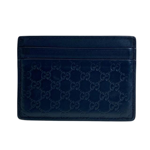 グッチ マイクログッチシマ カードケース パスケース 名刺入れ GG柄 ロゴ レザー ネイビー 233166 GUCCI 上品 洗練 高級感 コンパクト 軽量 定番 スタイリッシュ カジュアル トレンド 万能 12,210円