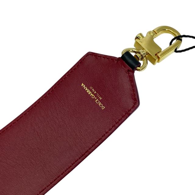 未使用 ドルチェ＆ガッバーナ バッグ ストラップ アクセサリー ブラック ゴールド スタッズ ハート DOLCE&amp;GABBANA 付け替え カスタマイズ アレンジ 個性的 スタイリッシュ 洗練 上品_5