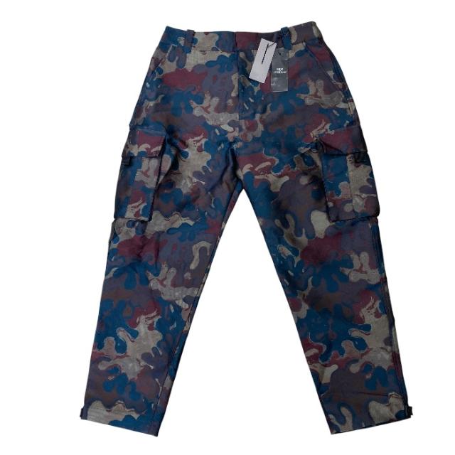未使用 ディオール×ピーター・ドイグ コラボ ジャカード カモフラージュ ジャカード カーゴパンツ 迷彩 DIOR×Peter Doig(サイズ50) 上品 洗練 高級感 シンプル 定番 人気 日常使い