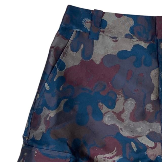 未使用 ディオール×ピーター・ドイグ コラボ ジャカード カモフラージュ ジャカード カーゴパンツ 迷彩 DIOR×Peter Doig(サイズ50) 上品 洗練 高級感 シンプル 定番 人気 日常使い_2