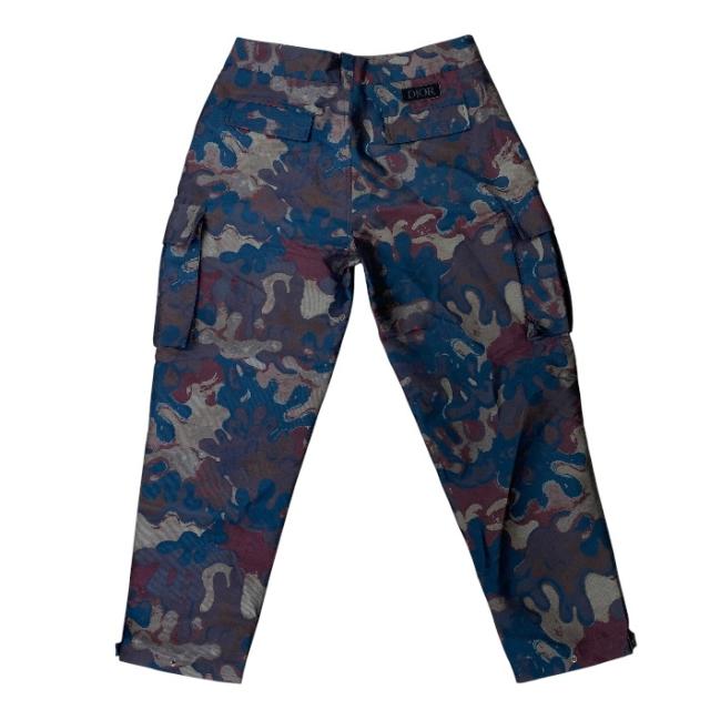 未使用 ディオール×ピーター・ドイグ コラボ ジャカード カモフラージュ ジャカード カーゴパンツ 迷彩 DIOR×Peter Doig(サイズ50) 上品 洗練 高級感 シンプル 定番 人気 日常使い_5