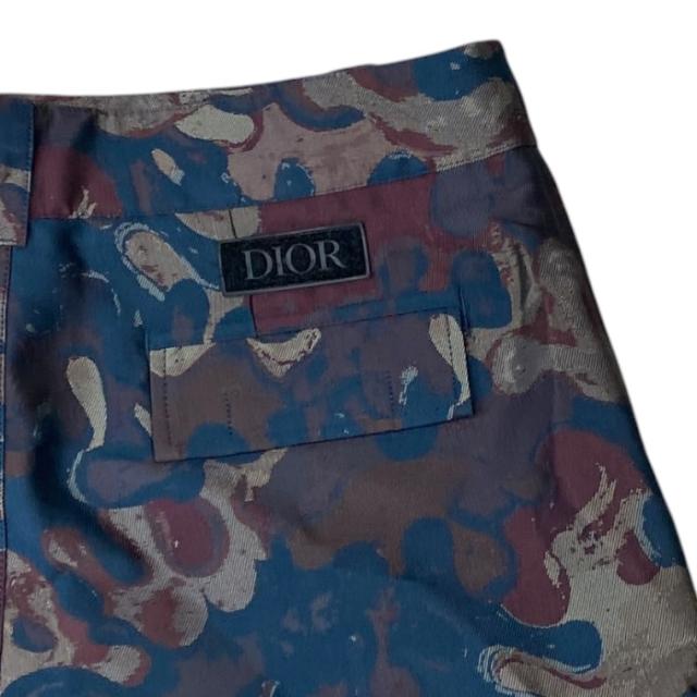 未使用 ディオール×ピーター・ドイグ コラボ ジャカード カモフラージュ ジャカード カーゴパンツ 迷彩 DIOR×Peter Doig(サイズ50) 上品 洗練 高級感 シンプル 定番 人気 日常使い_6