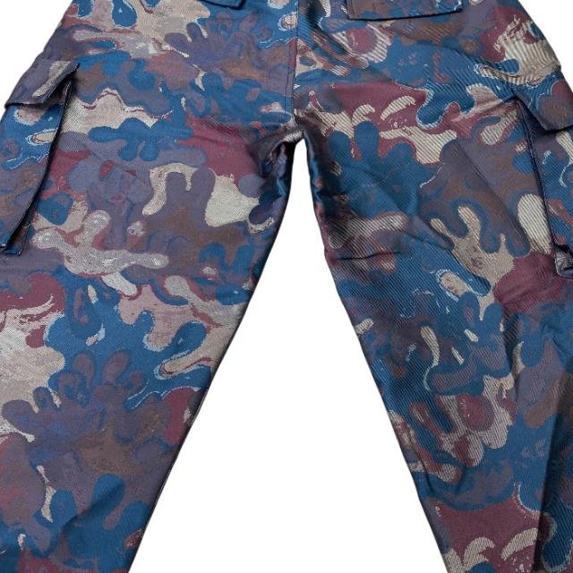 未使用 ディオール×ピーター・ドイグ コラボ ジャカード カモフラージュ ジャカード カーゴパンツ 迷彩 DIOR×Peter Doig(サイズ50) 上品 洗練 高級感 シンプル 定番 人気 日常使い_8