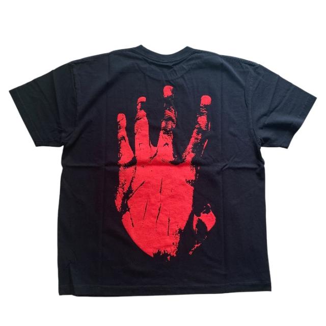 【新品/海外限定モデル】 リベンジ X キル アウトラインTシャツ 半袖 ハンズロゴ バックロゴ プリント カットソー ブラック レッド Revenge [サイズL] ストリート カジュアル デイリー 人気 定番 洗練 存在感 個性的 トレンド 快適 汎用性_2