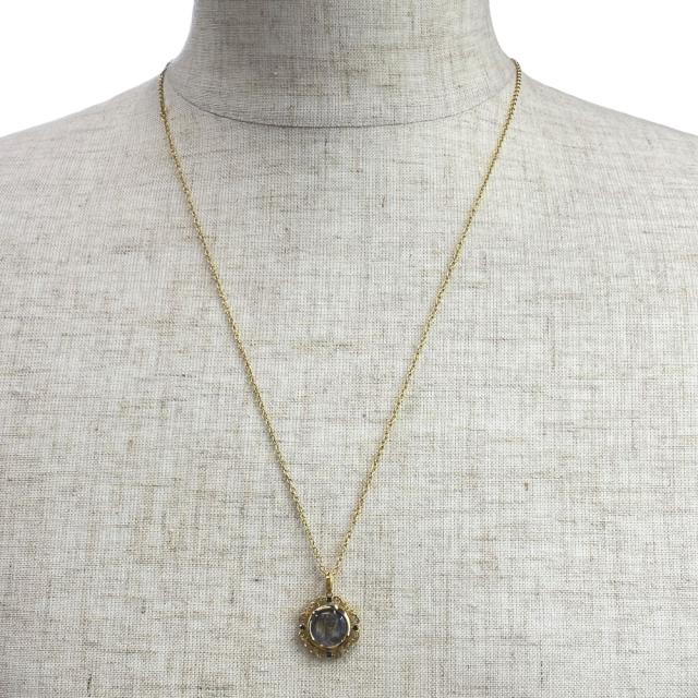 DOLCE＆GABBANA ドルチェ&amp;ガッバーナ DG マリアモチーフ ネックレス ジュエリー アクセサリ 750 K18 ブラックダイヤモンド ゴールド エレガント 華やか 洗練 高級感 ラグジュアリー_9