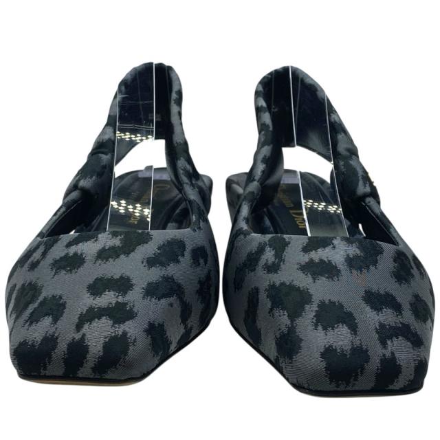 Christian Dior クリスチャンディオール MIZZA ミッツァ スリングバック パンプス シューキーパー付き レオパード[34 1/2(約21.5cm)] 洗練 高級感 エレガント ラグジュアリー スタイリッシュ 上品 都会的 人気_1