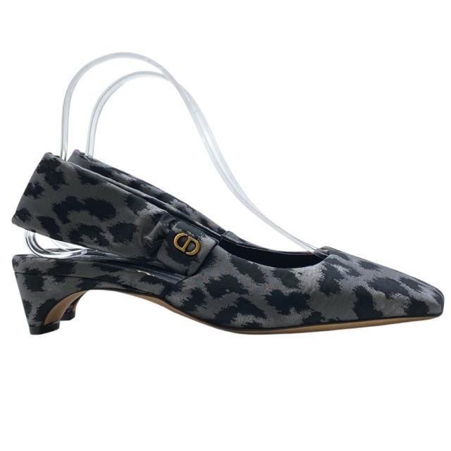 Christian Dior クリスチャンディオール MIZZA ミッツァ スリングバック パンプス シューキーパー付き レオパード[34 1/2(約21.5cm)] 洗練 高級感 エレガント ラグジュアリー スタイリッシュ 上品 都会的 人気_4