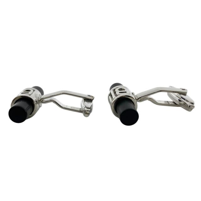 Christian Dior ディオール カフス カフスリンクス カフスボタン アクセサリー ブラック シルバー SV925 オニキス 洗練 高級感 エレガント ラグジュアリー スタイリッシュ 上品 人気 フォーマル_1