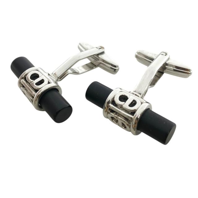 Christian Dior ディオール カフス カフスリンクス カフスボタン アクセサリー ブラック シルバー SV925 オニキス 洗練 高級感 エレガント ラグジュアリー スタイリッシュ 上品 人気 フォーマル_4