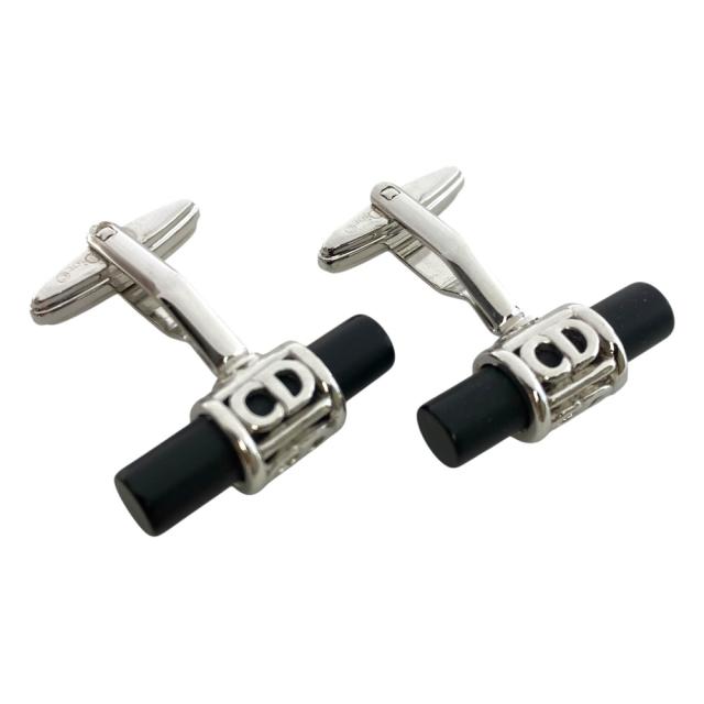 Christian Dior ディオール カフス カフスリンクス カフスボタン アクセサリー ブラック シルバー SV925 オニキス 洗練 高級感 エレガント ラグジュアリー スタイリッシュ 上品 人気 フォーマル_5