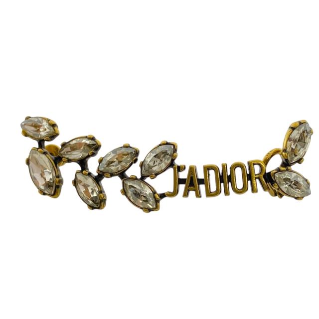 Christian Dior ディオール J'ADIOR ピアス イヤーカフ GP ラインストーン ゴールド 洗練 高級感 上品 人気 定番 華やか エレガント スタイリッシュ