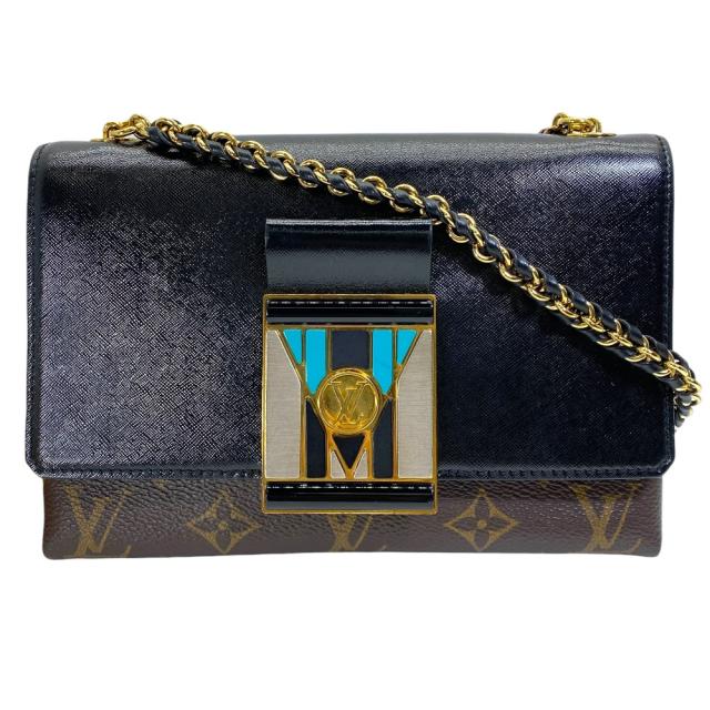 【構成成分訳有】LOUIS VUITTON ルイヴィトン Pochette LV Thelma ポシェット・LVテルマ チェーン店 ショルダーバッグ M44916 モノグラムなめし革 黒いこと クラッチペダル御徒面子 レディース