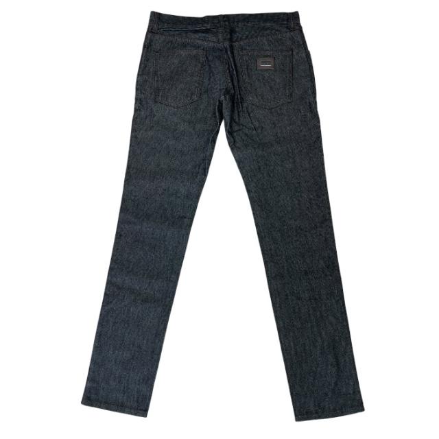 未使用 DOLCE＆GABBANA ドルチェ&amp;ガッバーナ デニム パンツ ジーンズ ボトムス G38WLP G8M74 コットン ブラック (サイズ48) カジュアル 定番 洗練 高級感 人気 おしゃれ 通年_1