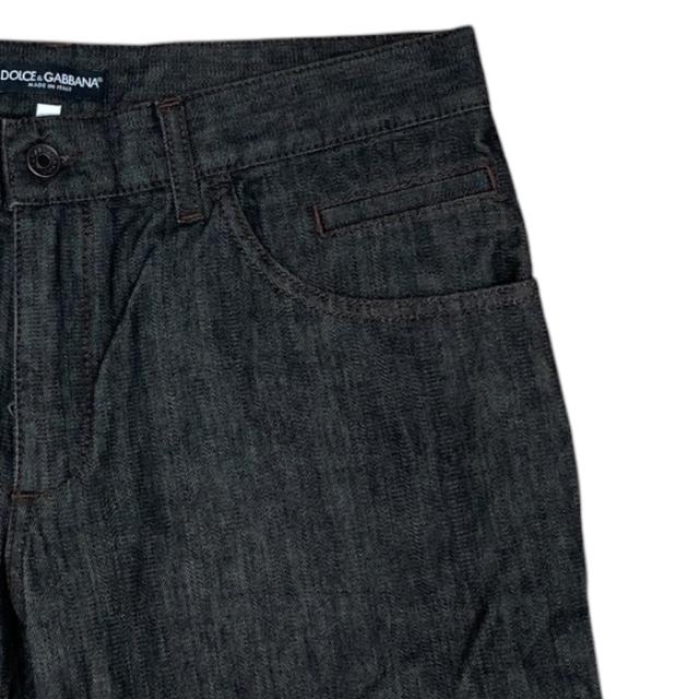 未使用 DOLCE＆GABBANA ドルチェ&amp;ガッバーナ デニム パンツ ジーンズ ボトムス G38WLP G8M74 コットン ブラック (サイズ48) カジュアル 定番 洗練 高級感 人気 おしゃれ 通年_2