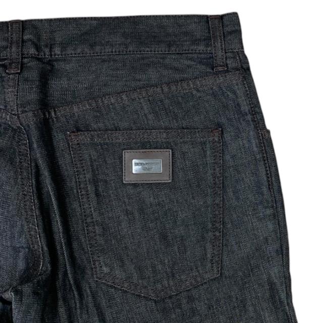 未使用 DOLCE＆GABBANA ドルチェ&amp;ガッバーナ デニム パンツ ジーンズ ボトムス G38WLP G8M74 コットン ブラック (サイズ48) カジュアル 定番 洗練 高級感 人気 おしゃれ 通年_6