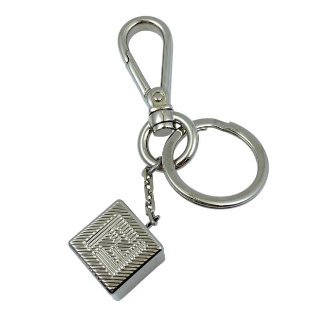 FENDI フェンディ シャドー キーホルダー キーリング チャーム 7AP076 メタル シルバー 洗練 高級感 上品 人気 おしゃれ 小物