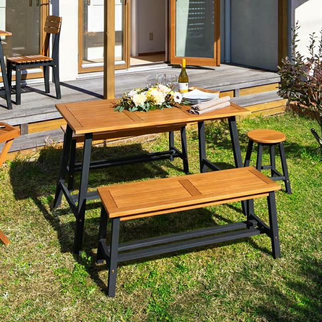 タカショー マリーウッド ダイニングテーブル&ベンチ 3点セット 木製ダイニング ウッドダイニング 北欧風 モダン 家族用 ファミリーダイニングセット おしゃれデザイン 耐久性 高品質 座り心地 良い座り心地 頑丈テーブル 天然木 木製家具 木目調 高さ調整可能 キズ防止の通販は タカショー マリーウッド ダイニングテーブル&ベンチ 3点セット 木製ダイニング ウッドダイニング 北欧風 モダン 家族用 ファミリーダイニングセット おしゃれデザイン 耐久性 高品質 座り心地 良い座り心地 頑丈テーブル 天然木 木製家具 木目調 高さ調整可能 キズ防止の通販は