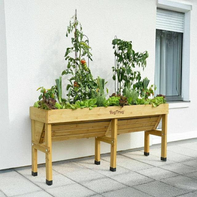 ベジトラグ ウォールハガー L VegTrug Wallhugger ガーデニング プランター 大型プランター 野菜栽培 家庭菜園 園芸用品 簡単設置 壁際設置 屋外 屋内 両用 高品質 耐久性 軽量 木製フレーム スタイリッシュ モダンデザイン 錆びにくい シンプルデザイン 多目的 送料無料_3
