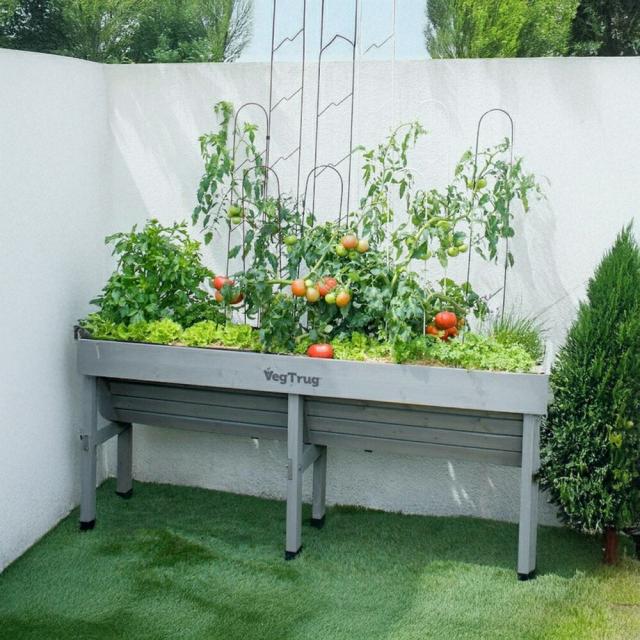 ベジトラグ ウォールハガー L VegTrug Wallhugger ガーデニング プランター 大型プランター 野菜栽培 家庭菜園 園芸用品 簡単設置 壁際設置 屋外 屋内 両用 高品質 耐久性 軽量 木製フレーム スタイリッシュ モダンデザイン 錆びにくい シンプルデザイン 多目的 送料無料_4