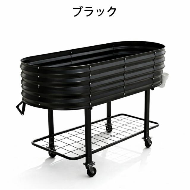 レイズドベッド プランター 脚付き 120cm キャスター付き 大型 花壇 家庭菜園 ベランダ菜園 フラワーベッド ガーデニング おしゃれ 深型 プランター 栽培棚付き 移動式 園芸プランター 野菜栽培 ハーブ栽培 花植え 鉢植え 庭 ベランダ テラス ガーデン DIY 園芸用品 送料無料_8