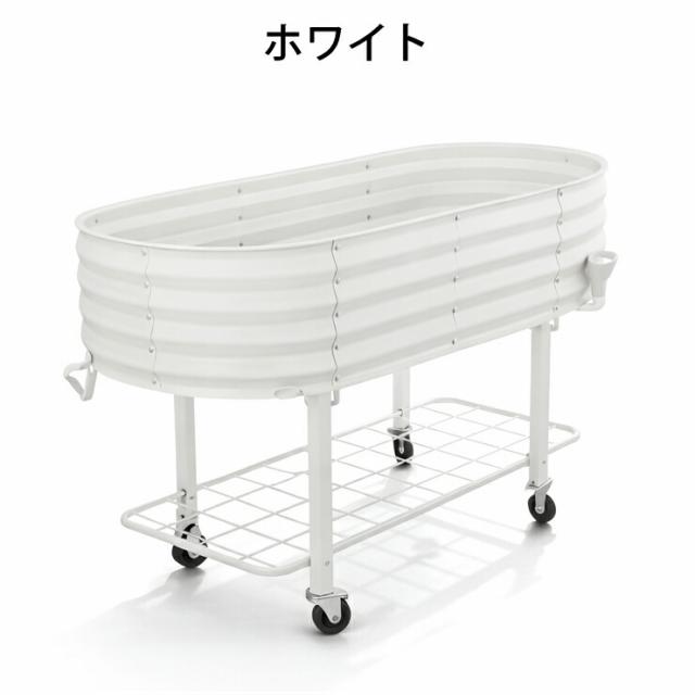 レイズドベッド プランター 脚付き 120cm キャスター付き 大型 花壇 家庭菜園 ベランダ菜園 フラワーベッド ガーデニング おしゃれ 深型 プランター 栽培棚付き 移動式 園芸プランター 野菜栽培 ハーブ栽培 花植え 鉢植え 庭 ベランダ テラス ガーデン DIY 園芸用品 送料無料_9