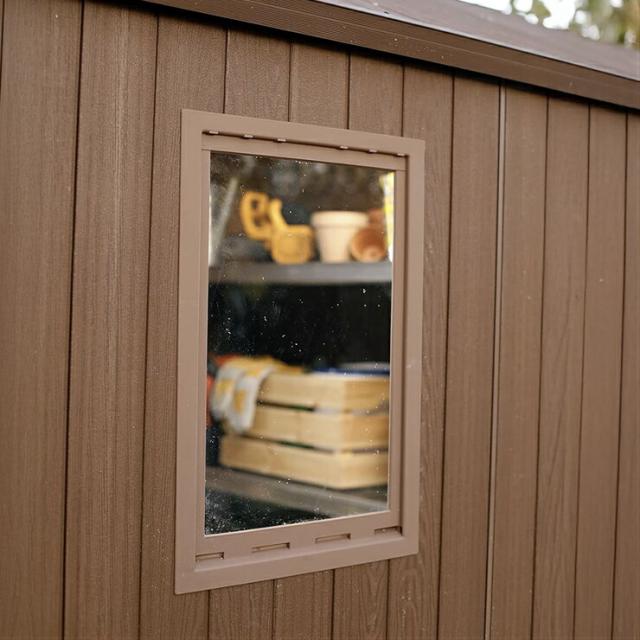 KETER ケター ダーウィン 6×6フィート 屋外物置 物置小屋 大型 樹脂製 