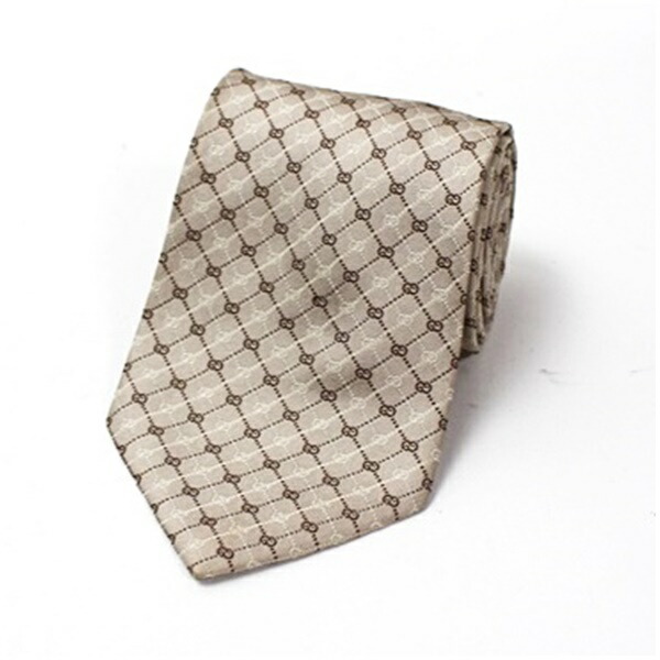 グッチ シルク ネクタイ GG柄 中古 ABランク GUCCI メンズ ビジネス