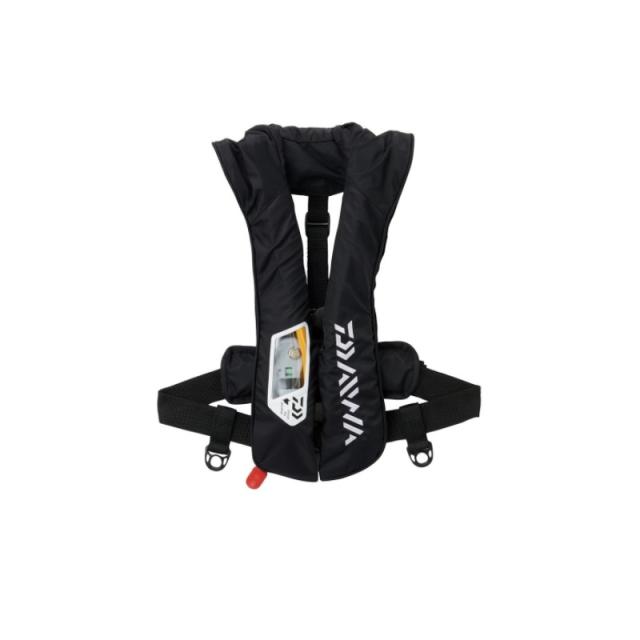 ダイワ DF-2021 ウォッシャブルライフジャケット(肩掛けタイプ手動・自動膨脹式) ブラック フリー