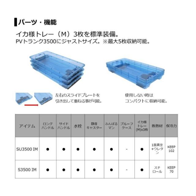 ダイワ プロバイザートランクHD2 IM S3500 レッド / クーラーボックス