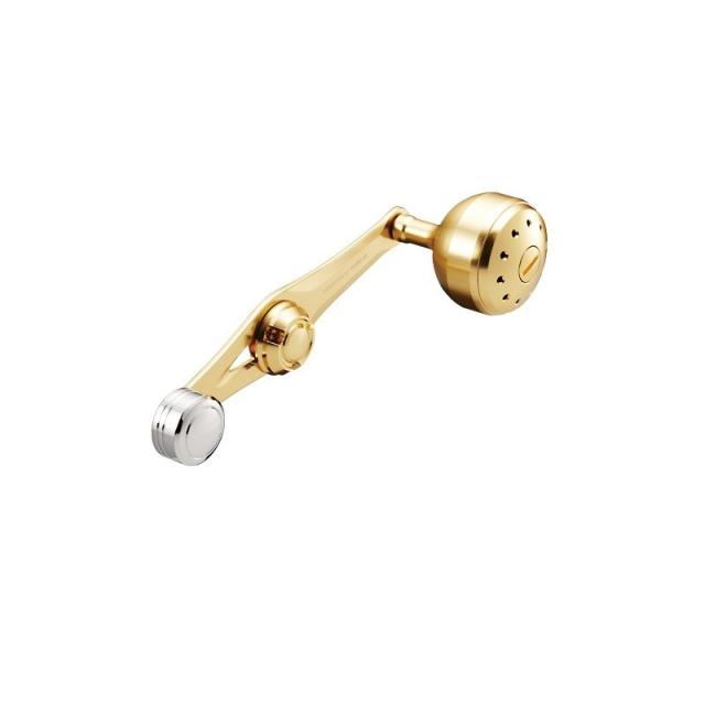 シマノ 夢屋 パワーバランスハンドル65mm アルミゴールド