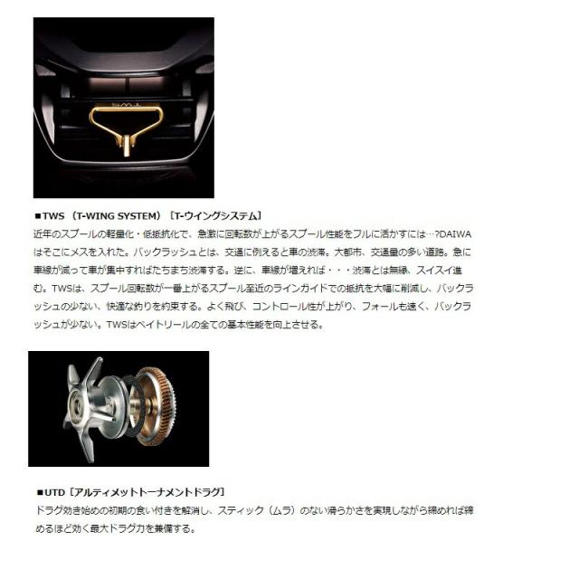 ダイワ 21ジリオン SV TW 1000XH / 右ハンドル ベイトリール
