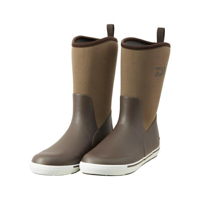 ダイワ FB-3450-T ダイワ タイトフィット フィッシングブーツ ロング デッキ ダークブラウン M