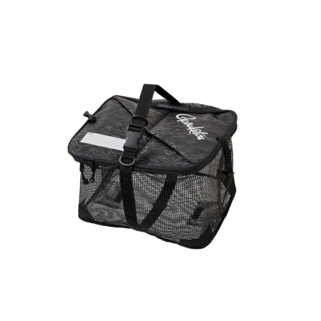 がまかつ GM2543 活かしメッシュバッカン 45cm ブラック(gamakatsu)