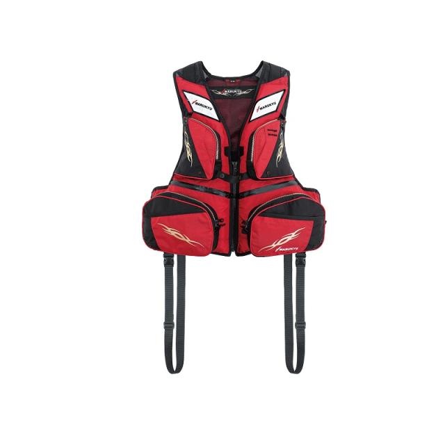 マルキュー PFD03 L2 ライフジャケット S-M レッド